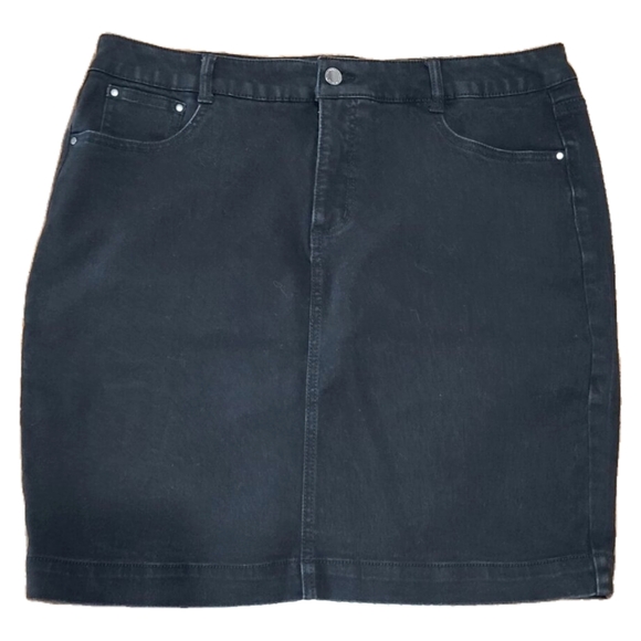 Charter Club Dresses & Skirts - Charter Club Black Jean Skirt